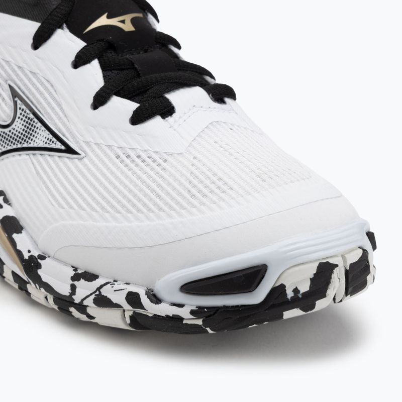 Halové topánky  Mizuno Wave Stealth 6 white/black/ge gold 7