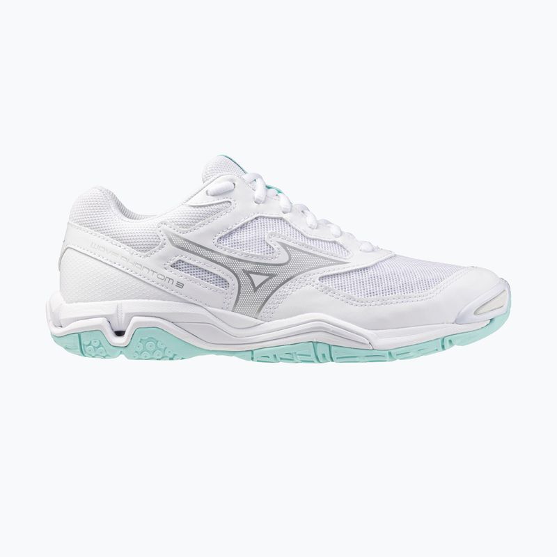 Dámske hádzanárske topánky Mizuno Wave Phantom 3 white/blue tint
