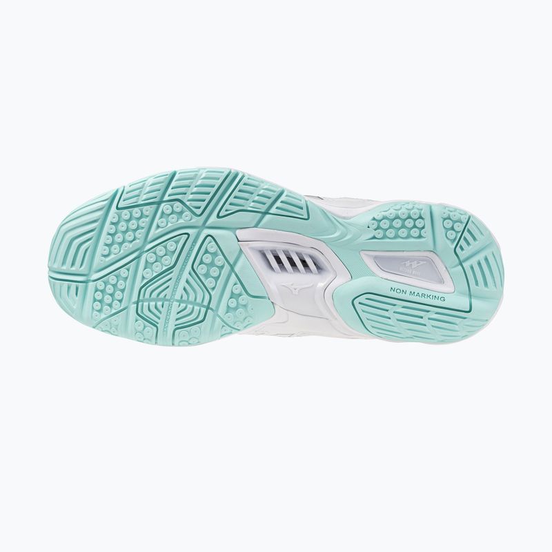 Dámske hádzanárske topánky Mizuno Wave Phantom 3 white/blue tint 4