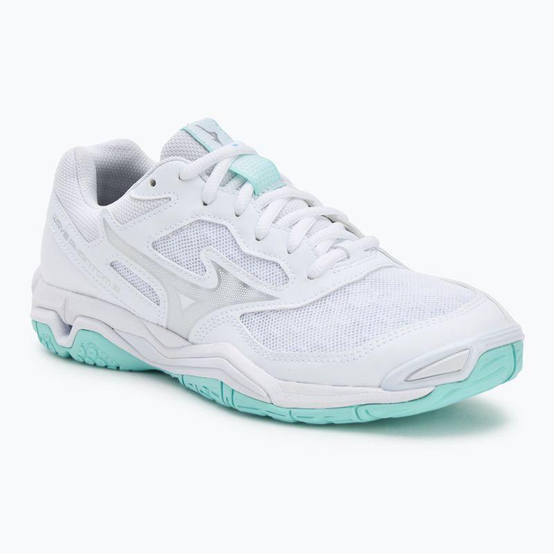 Dámske hádzanárske topánky Mizuno Wave Phantom 3 white/blue tint