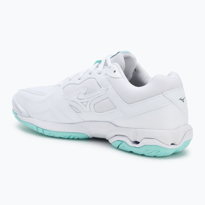 Dámske hádzanárske topánky Mizuno Wave Phantom 3 white/blue tint 3