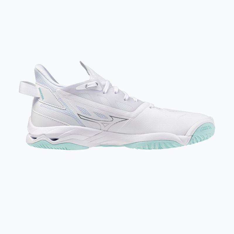 Dámske hádzanárske topánky Mizuno Wave Mirage 5 white/blue tint 2