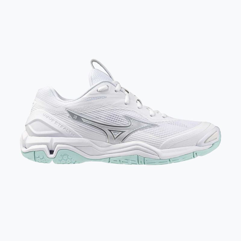 Dámske hádzanárske topánky Mizuno Wave Stealth 6 white/blue tint 8