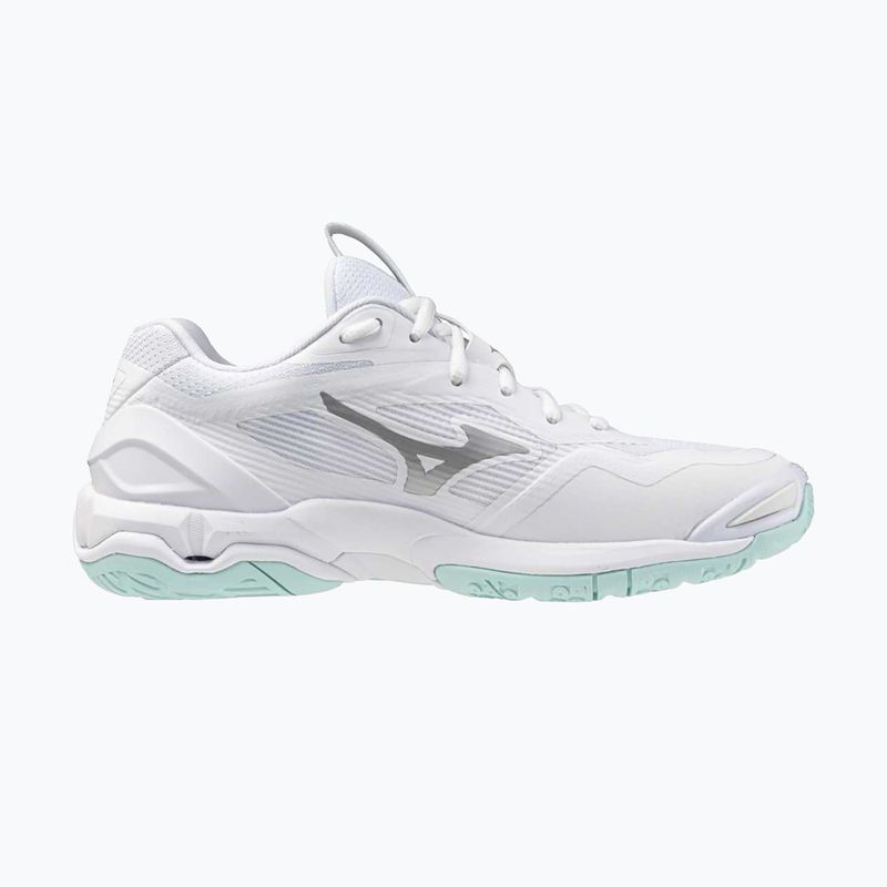 Dámske hádzanárske topánky Mizuno Wave Stealth 6 white/blue tint 9