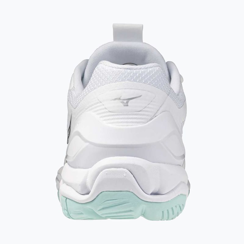 Dámske hádzanárske topánky Mizuno Wave Stealth 6 white/blue tint 10