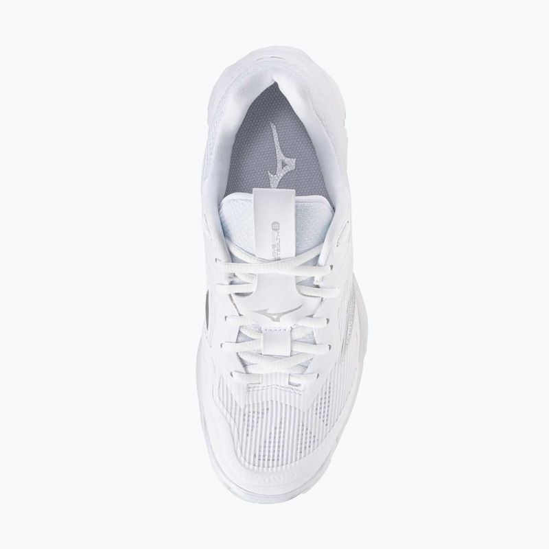 Dámske hádzanárske topánky Mizuno Wave Stealth 6 white/blue tint 12