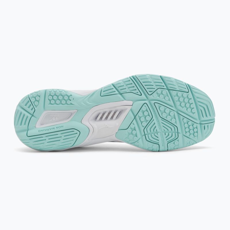 Dámske hádzanárske topánky Mizuno Wave Stealth 6 white/blue tint 4