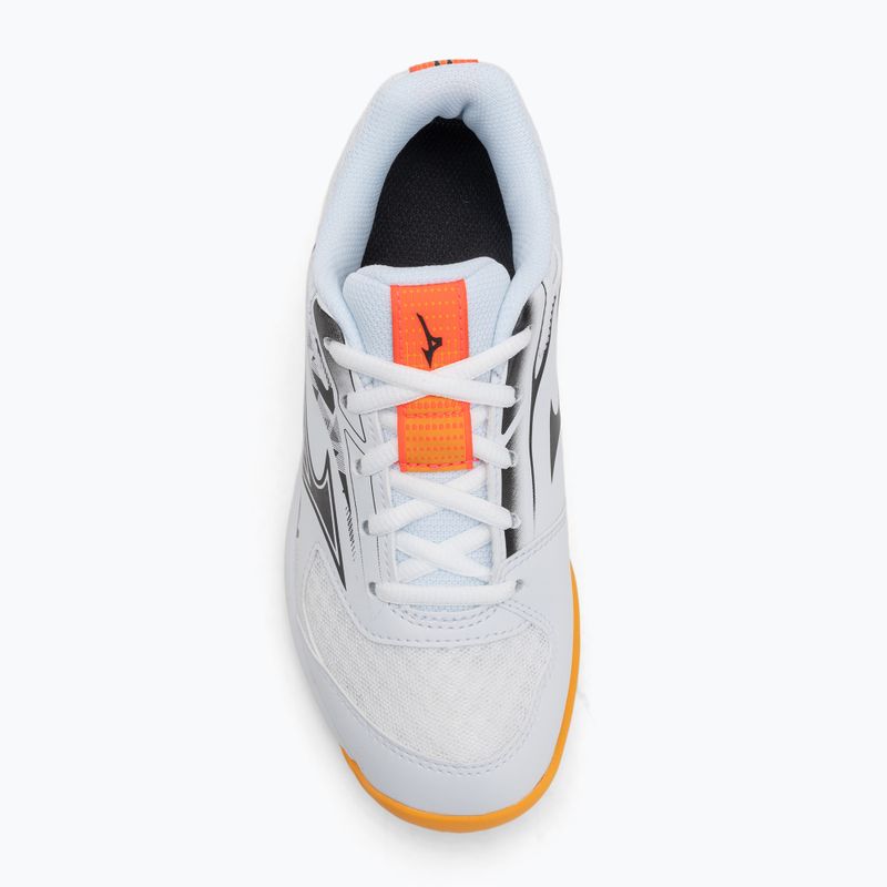 Detské topánky Mizuno Stealth Star 3 white/fiery coral 2/citrus 5