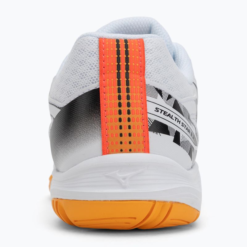 Detské topánky Mizuno Stealth Star 3 white/fiery coral 2/citrus 6