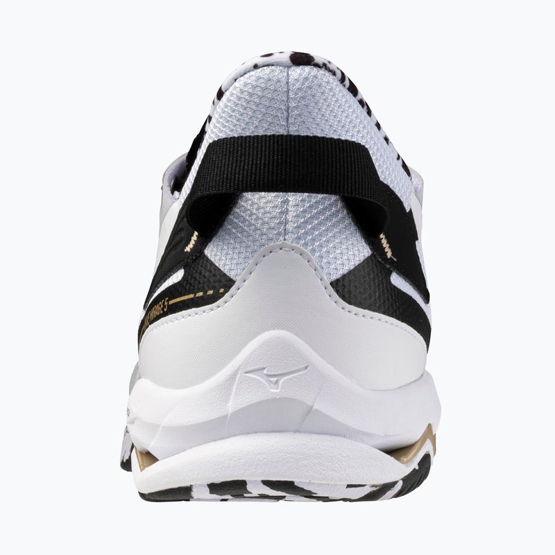 Hádzanárske topánky Mizuno Wave Mirage 5 white/black/ge gold 3