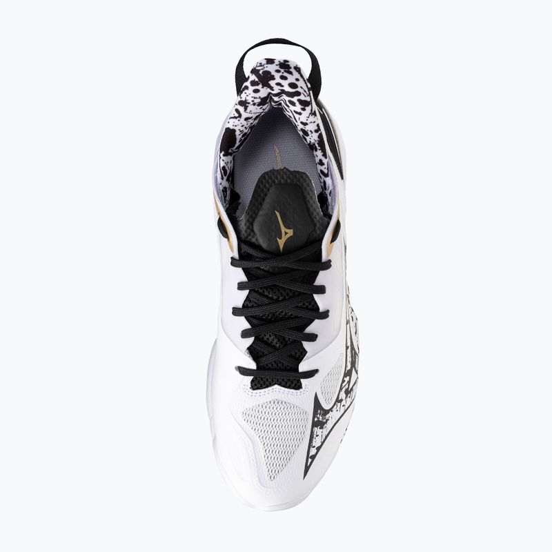 Hádzanárske topánky Mizuno Wave Mirage 5 white/black/ge gold 5