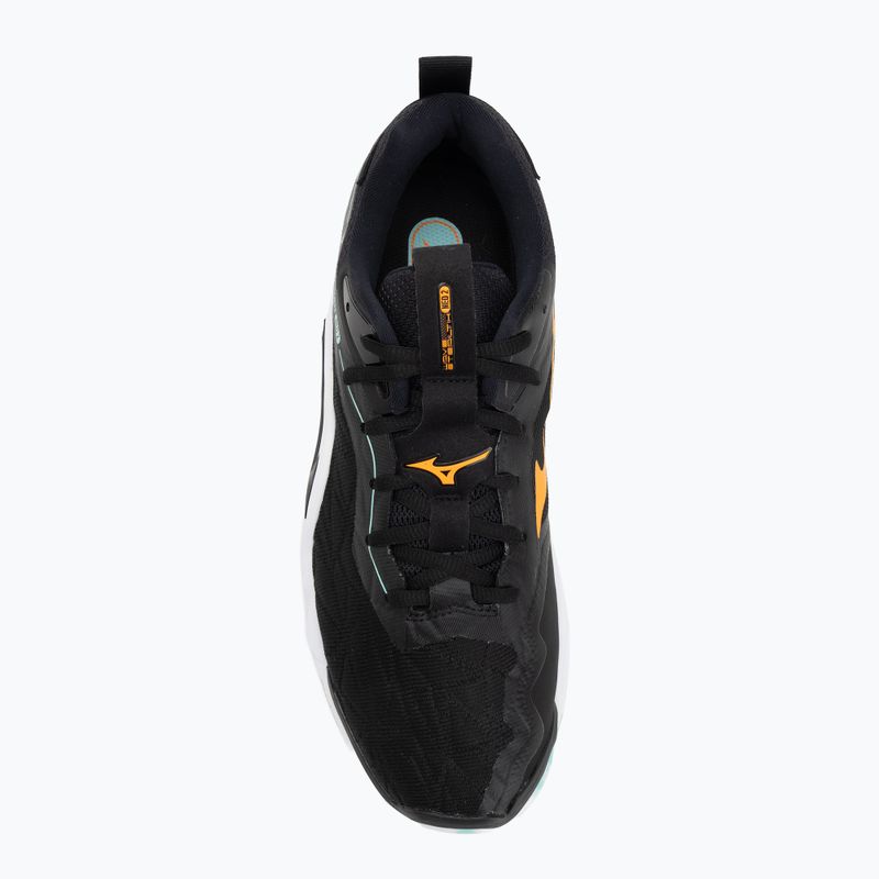 Hádzanárske topánky Mizuno Wave Stealth Neo 2 black/tangelo/ice green 5