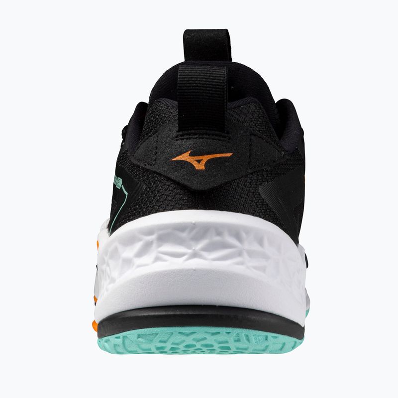 Hádzanárske topánky Mizuno Wave Stealth Neo 2 black/tangelo/ice green 3
