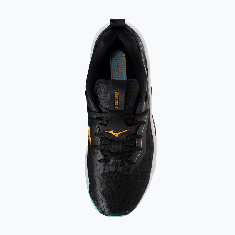 Hádzanárske topánky Mizuno Wave Stealth Neo 2 black/tangelo/ice green 5