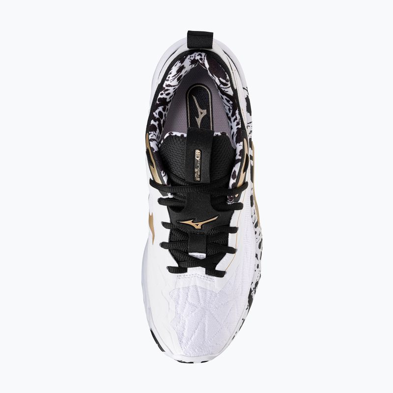 Halové topánky Mizuno Wave Stealth Neo 2 white/black/gold 5