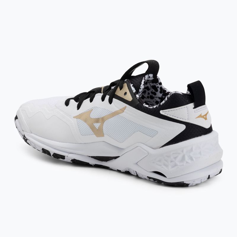 Halové  topánky Mizuno Wave Stealth Neo 2 white/black/gold 3