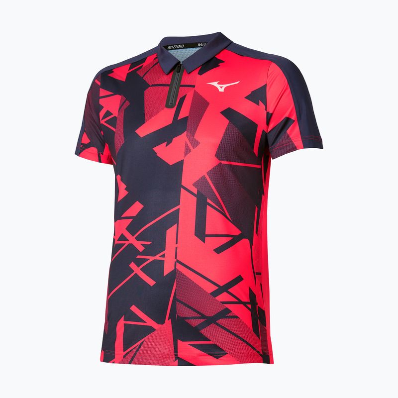 Pánske tričko Mizuno Daybreakers Shadow Polo vibrant red
