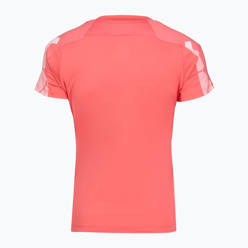Dámske tenisové tričko Mizuno Daybreakers Printed calypso coral 2