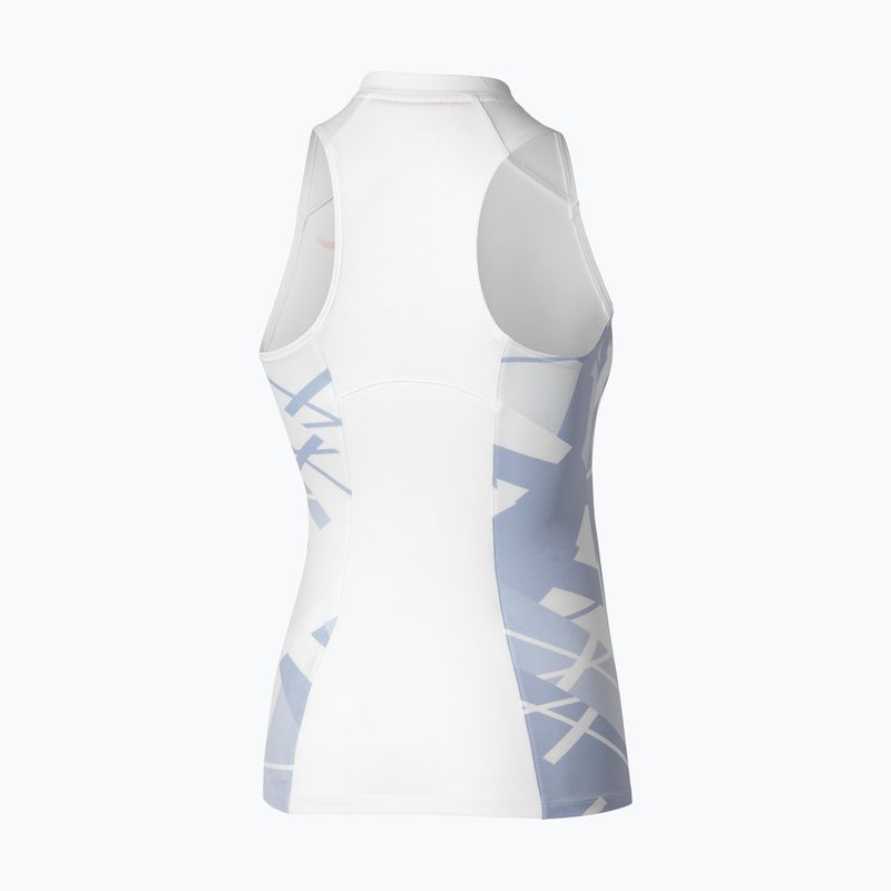 Dámske tričko Mizuno Daybreakers Printed Tank W white/icelandic blue 2