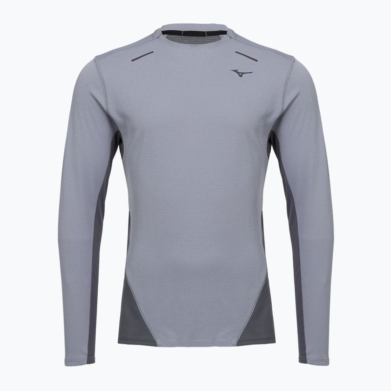 Pánsky bežecký longsleeve Mizuno Tech Thermal Charge quiksilver