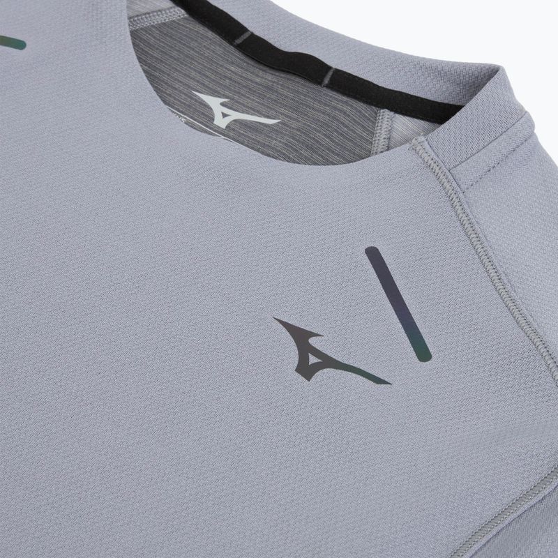 Pánsky bežecký longsleeve Mizuno Tech Thermal Charge quiksilver 3