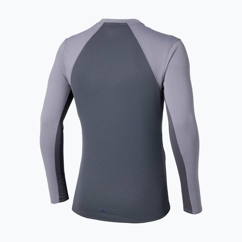 Pánsky bežecký longsleeve Mizuno Tech Thermal Charge quiksilver 2