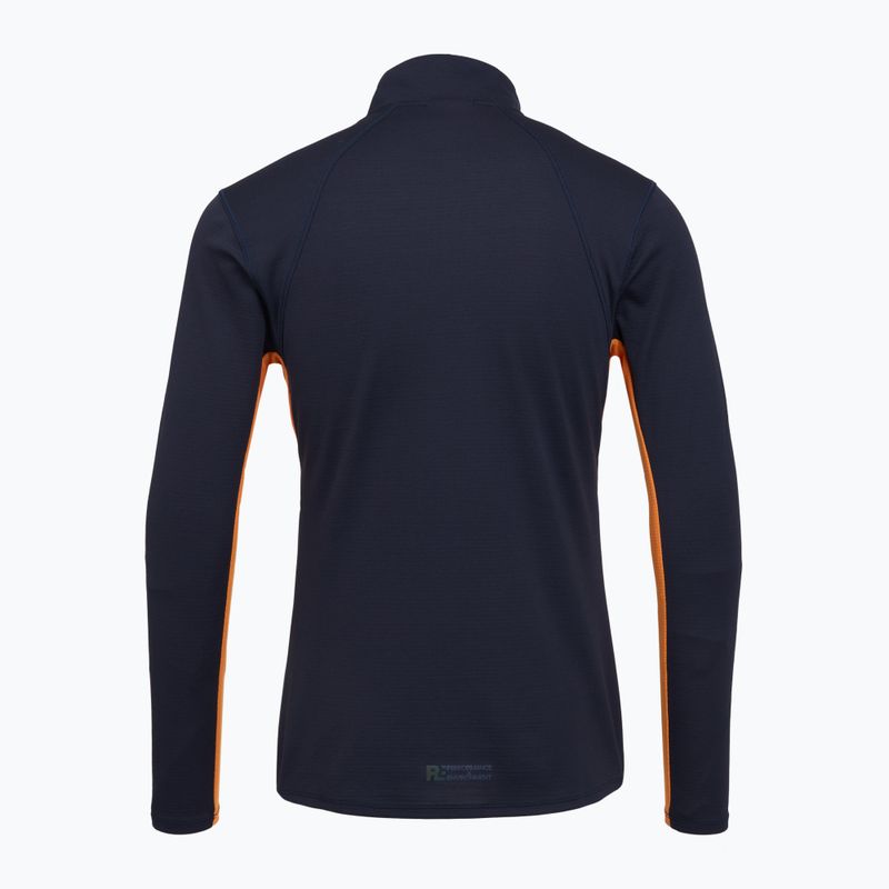 Pánske bežecké tričko longsleeve Mizuno Tech Thermal Charge Half Zip baritone blue 2