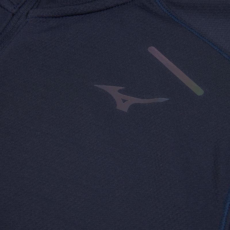 Pánske bežecké tričko longsleeve Mizuno Tech Thermal Charge Half Zip baritone blue 3