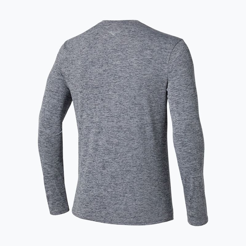 Pánske bežecké tričko longsleeve Mizuno Core Impulse Half Zip Tee quicksilver 2