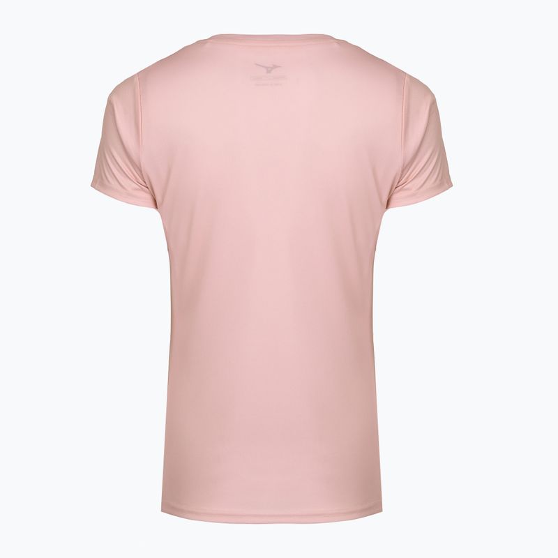 Dámske bežecké tričko Mizuno Core Graphic Tee bleached mauve 2