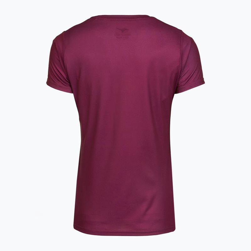 Dámske bežecké tričko Mizuno Core Graphic Tee dark purple 2
