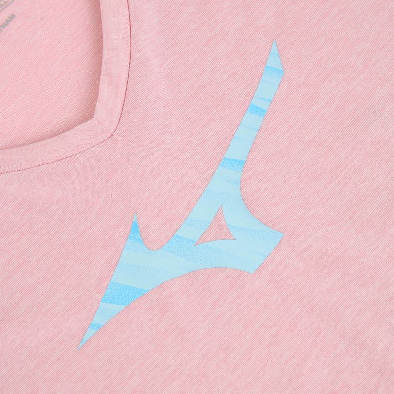 Dámske bežecké tričko Mizuno Core Runbird Tee bleached mauve 3