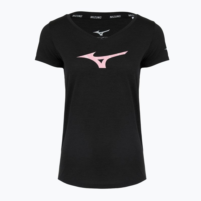 Dámske bežecké tričko Mizuno Core Runbird Tee black/mauve