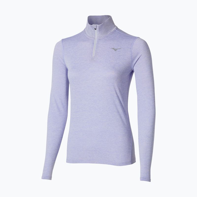 Dámska bežecká mikina Mizuno Core Impulse Half Zip Tee icelandic blue