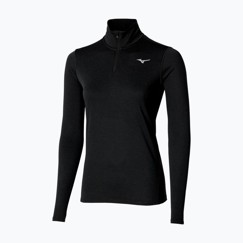Dámska bežecká mikina Mizuno Core Impulse Half Zip Tee black