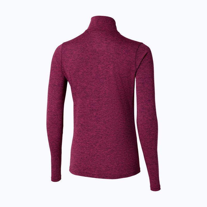 Dámska bežecká mikina Mizuno Core Impulse Half Zip Tee dark purple 2