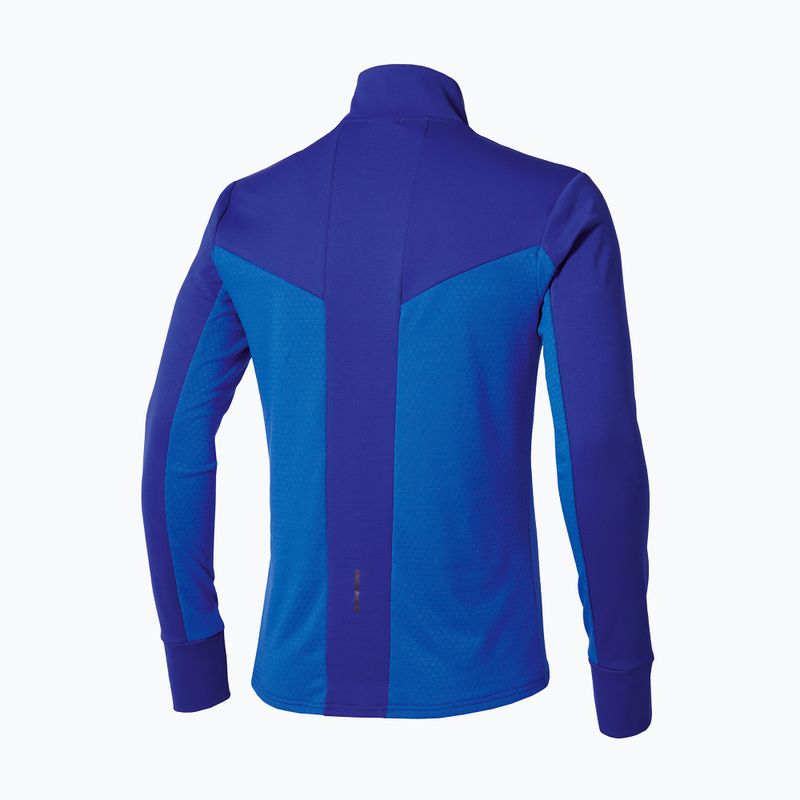 Pánske bežecké tričko longsleeve Mizuno Active Warm Half Zip sodalite blue 2