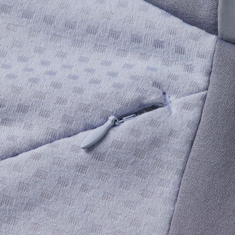 Dámska bežecká bunda Mizuno Active Warm Hybrid Full Zip Hooded quicksilver 7