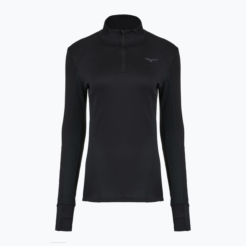 Dámska bežecká mikina Mizuno Active Warm Half Zip black