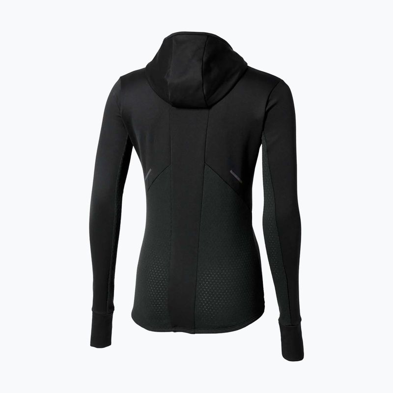 Dámska bežecká mikina Mizuno Active Warm Hooded black 2