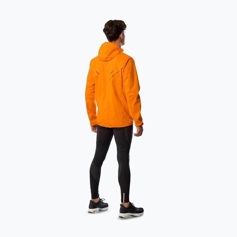 Pánska bežecká bunda Mizuno Tech Thermal Charge Hooded tangelo 4