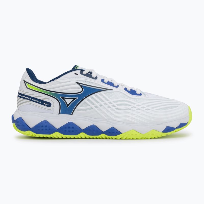 Tenisové topánky Mizuno Wave Enforce Tour 2 CC white/dazzling blue/lightning 2