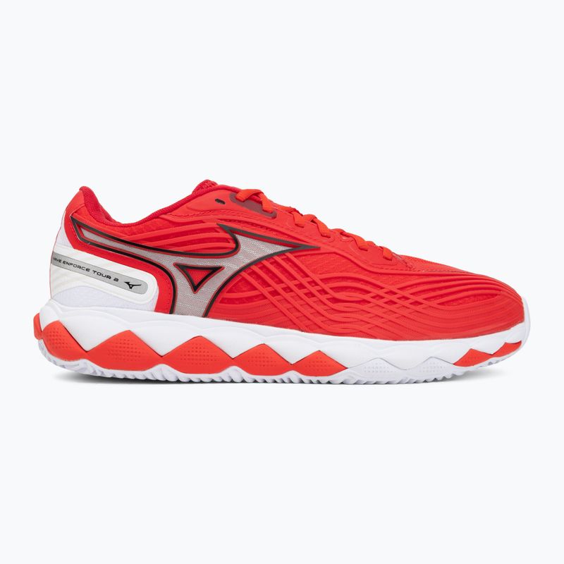 Tenisové topánky Mizuno Wave Enforce Tour 2 CC fiery red/white/sun-dried toma 2