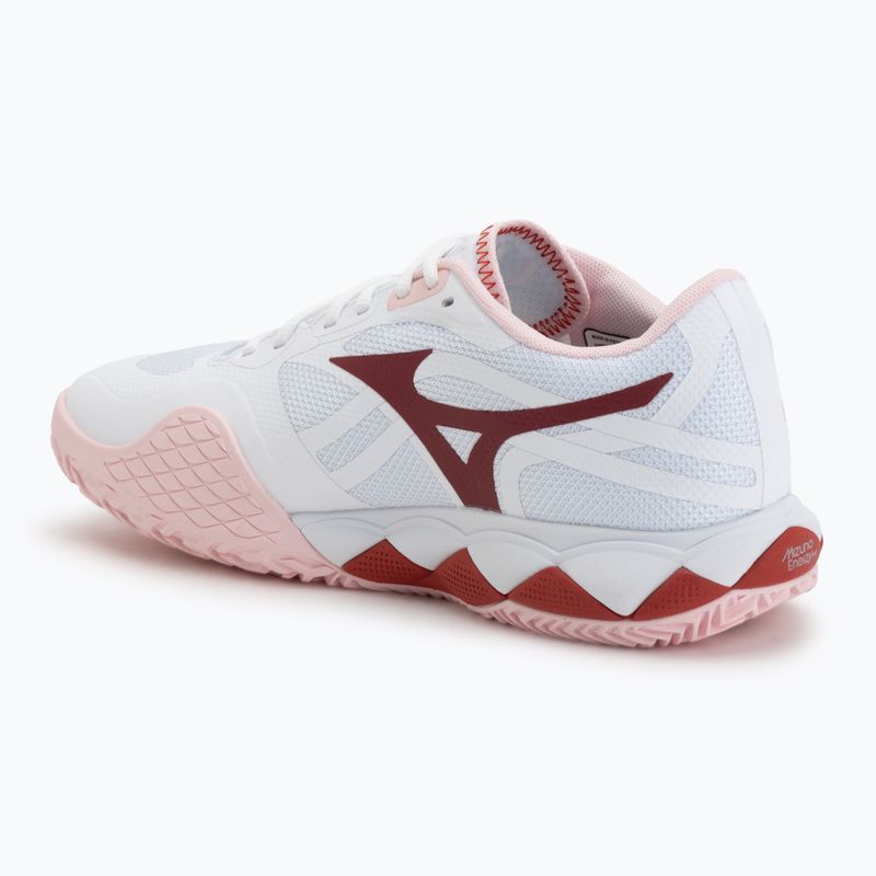 Dámske tenisové topánky Mizuno Wave Enforce Tour 2 CC white/pinkesque/barbados/cherry 3