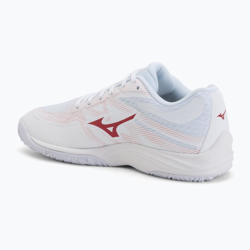 Dámske volejbalové topánky Mizuno Lightning Select white/rose elegance/lava falls 3