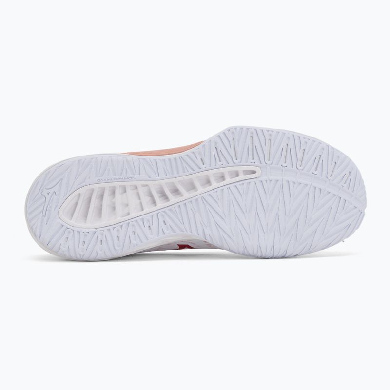 Dámske volejbalové topánky Mizuno Lightning Select white/rose elegance/lava falls 4