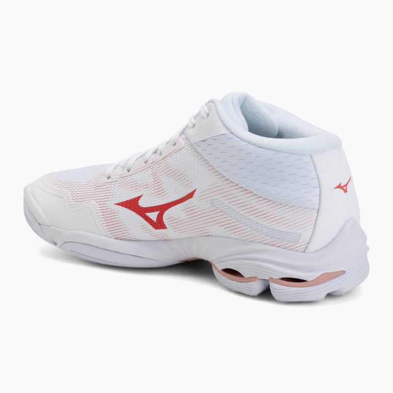 Dámske volejbalové topánky Mizuno Wave Lightning Pro Mid White/Rose Elegance/Lava Falls 3