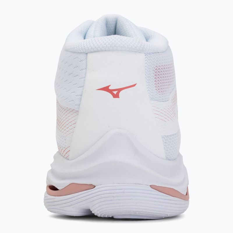 Dámske volejbalové topánky Mizuno Wave Lightning Pro Mid White/Rose Elegance/Lava Falls 6