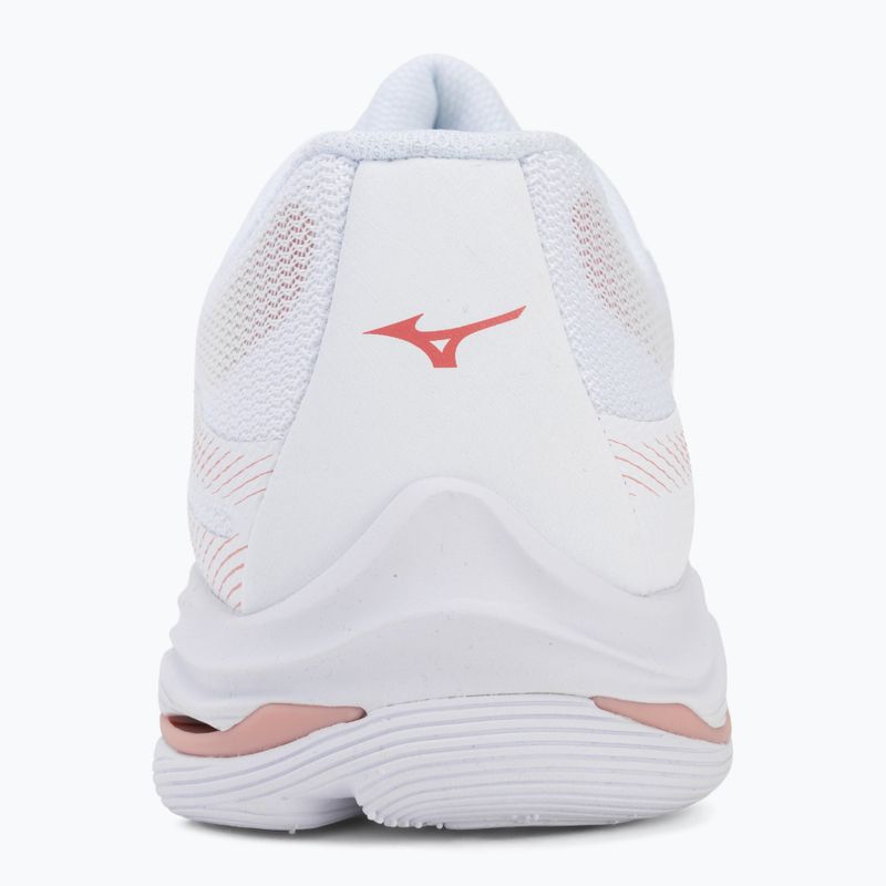 Dámske volejbalové topánky Mizuno Wave Lightning Pro white/rose elegance/lava falls 6