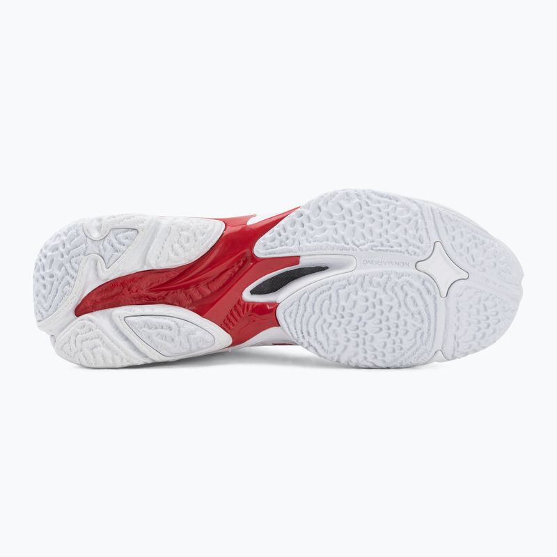 Dámske volejbalové topánky Mizuno Wave Lightning Elite Mid white/rose elegance/lava falls 4